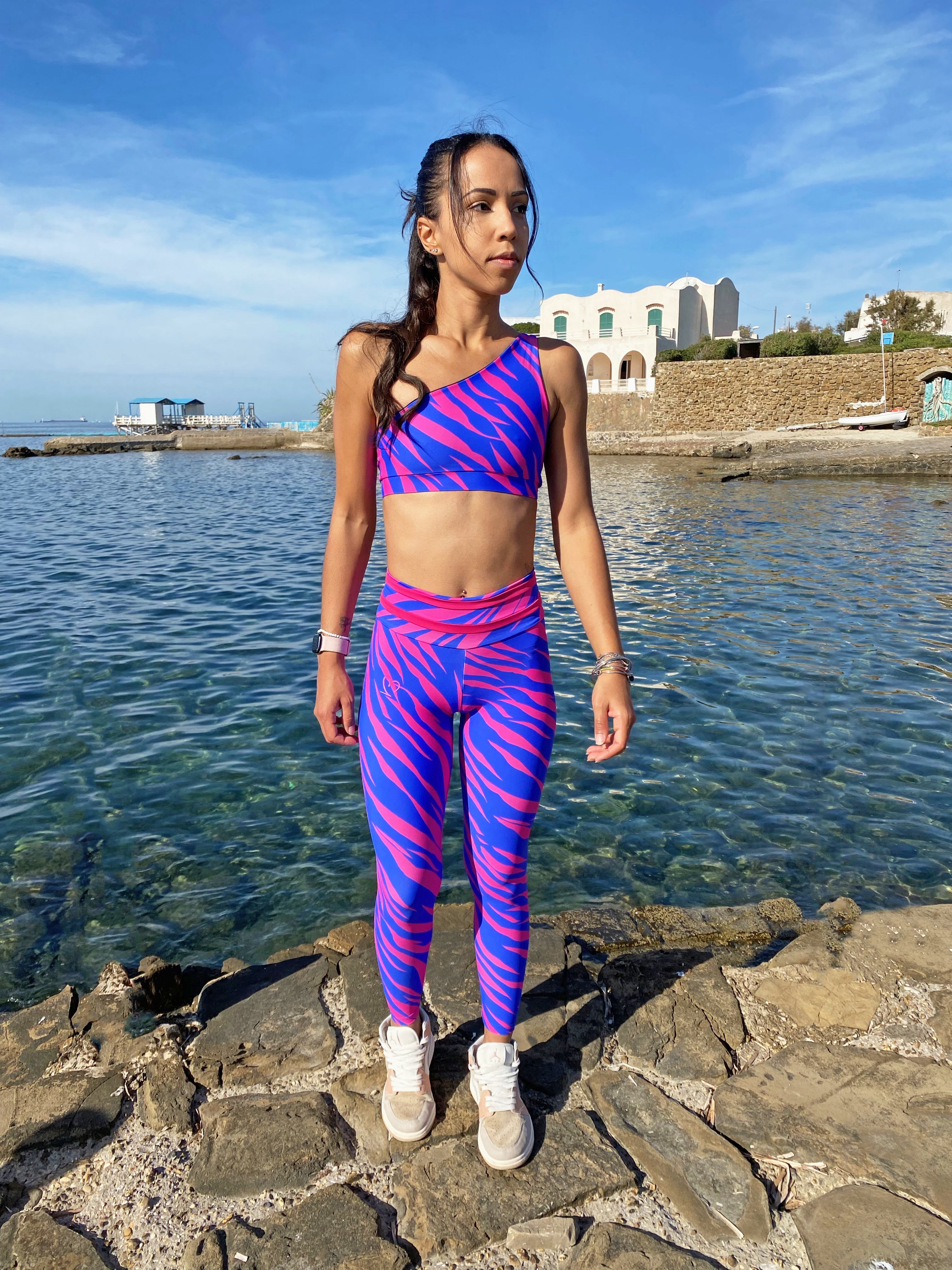 Legging zebra fucsia