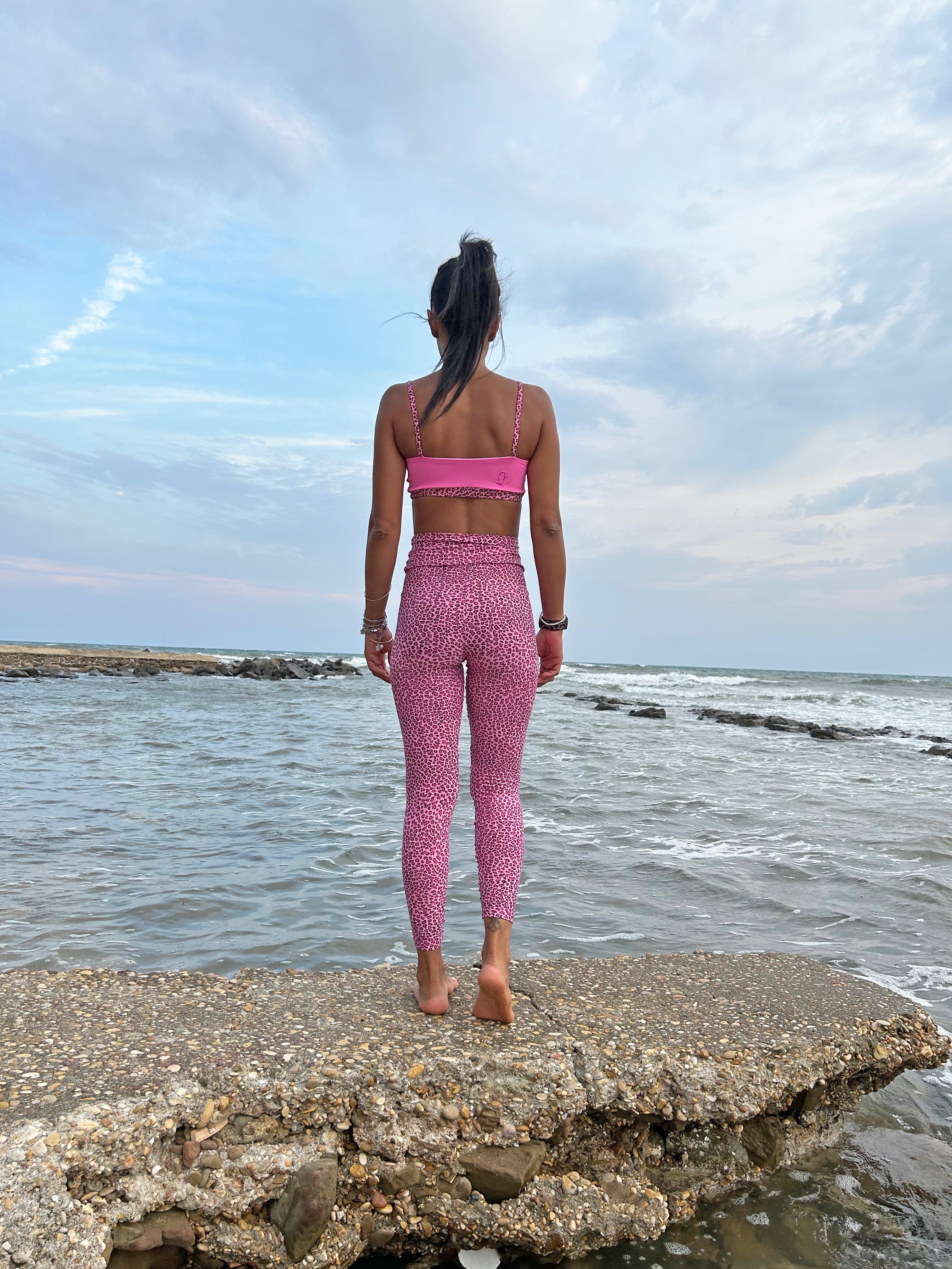 Legging animalier rosa