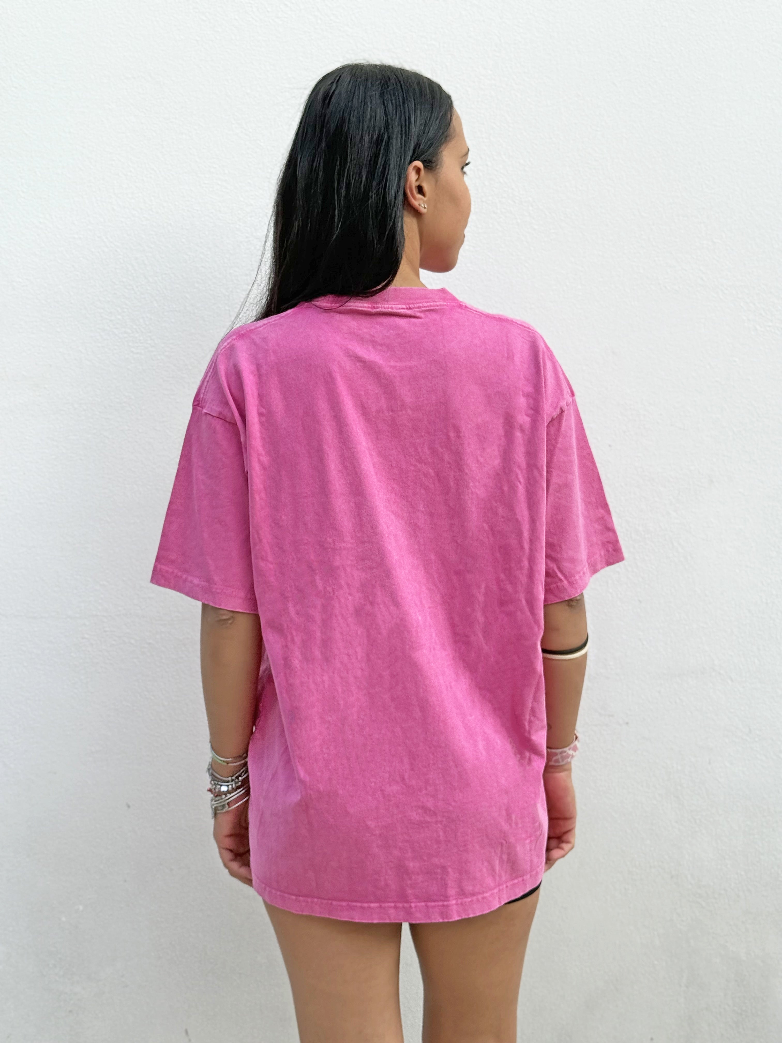 T-shirt oversize (Cover Pump) Rosa