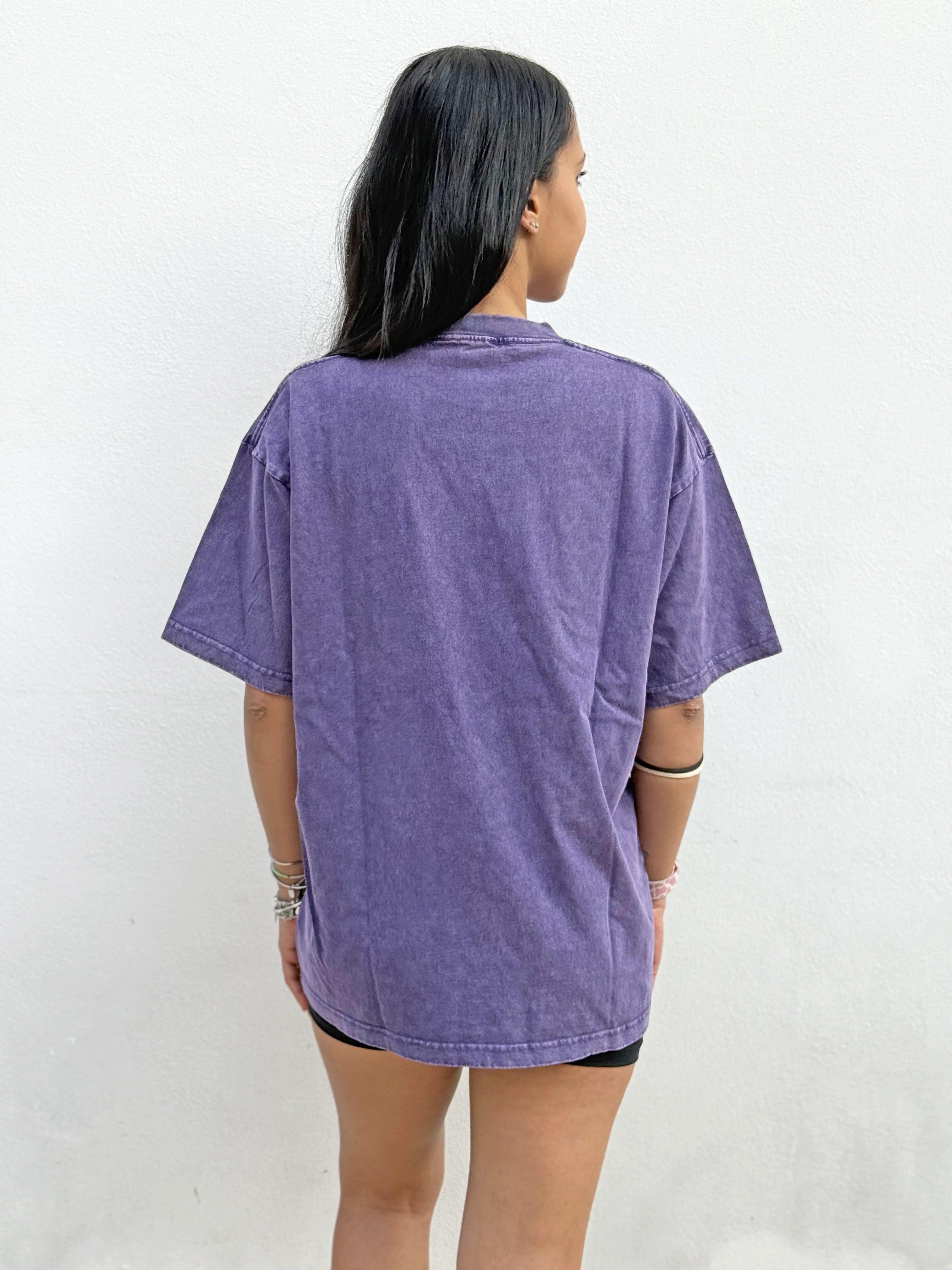 T-shirt oversize (Cover Pump) Viola