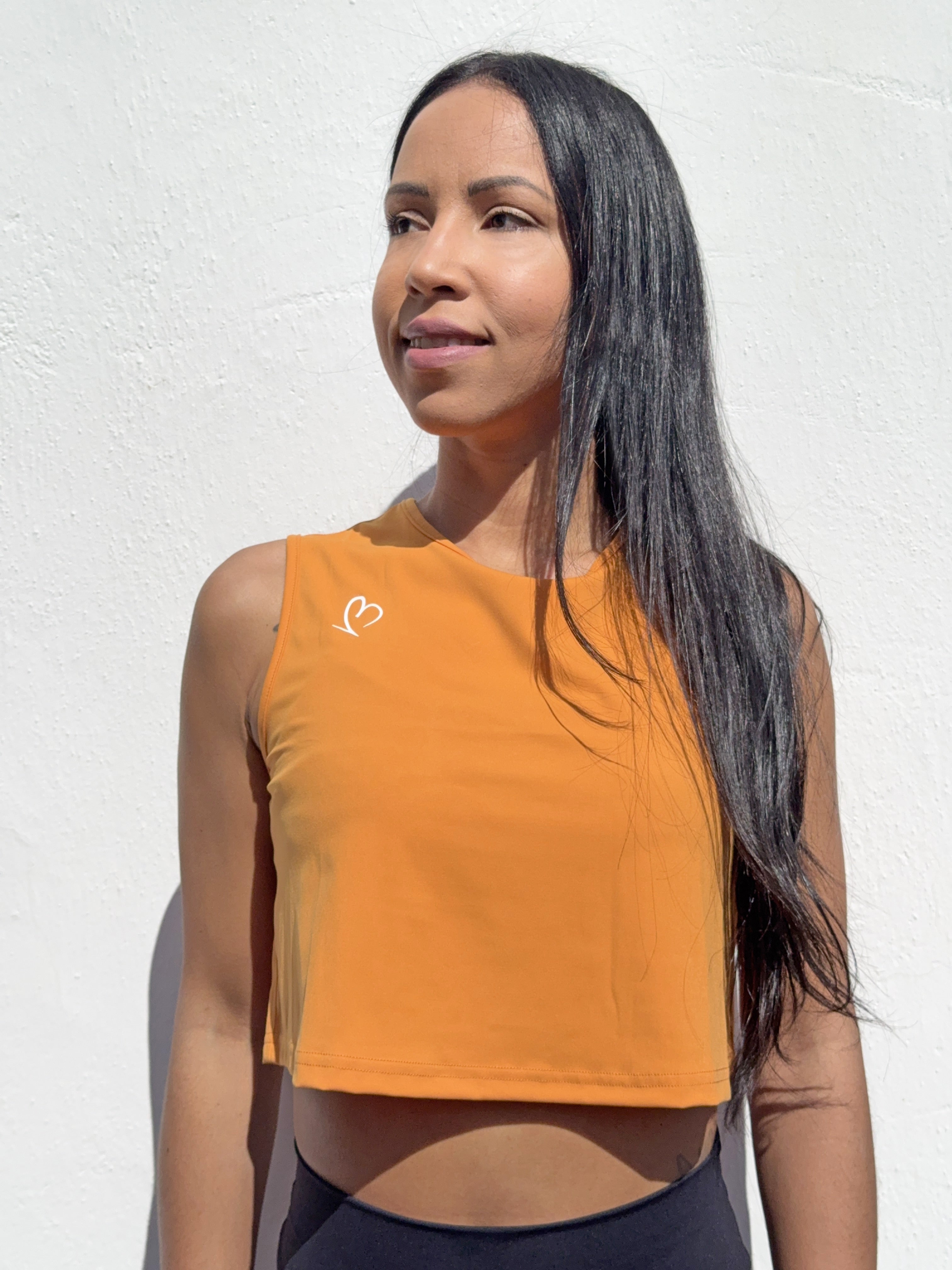 Canottiera crop top