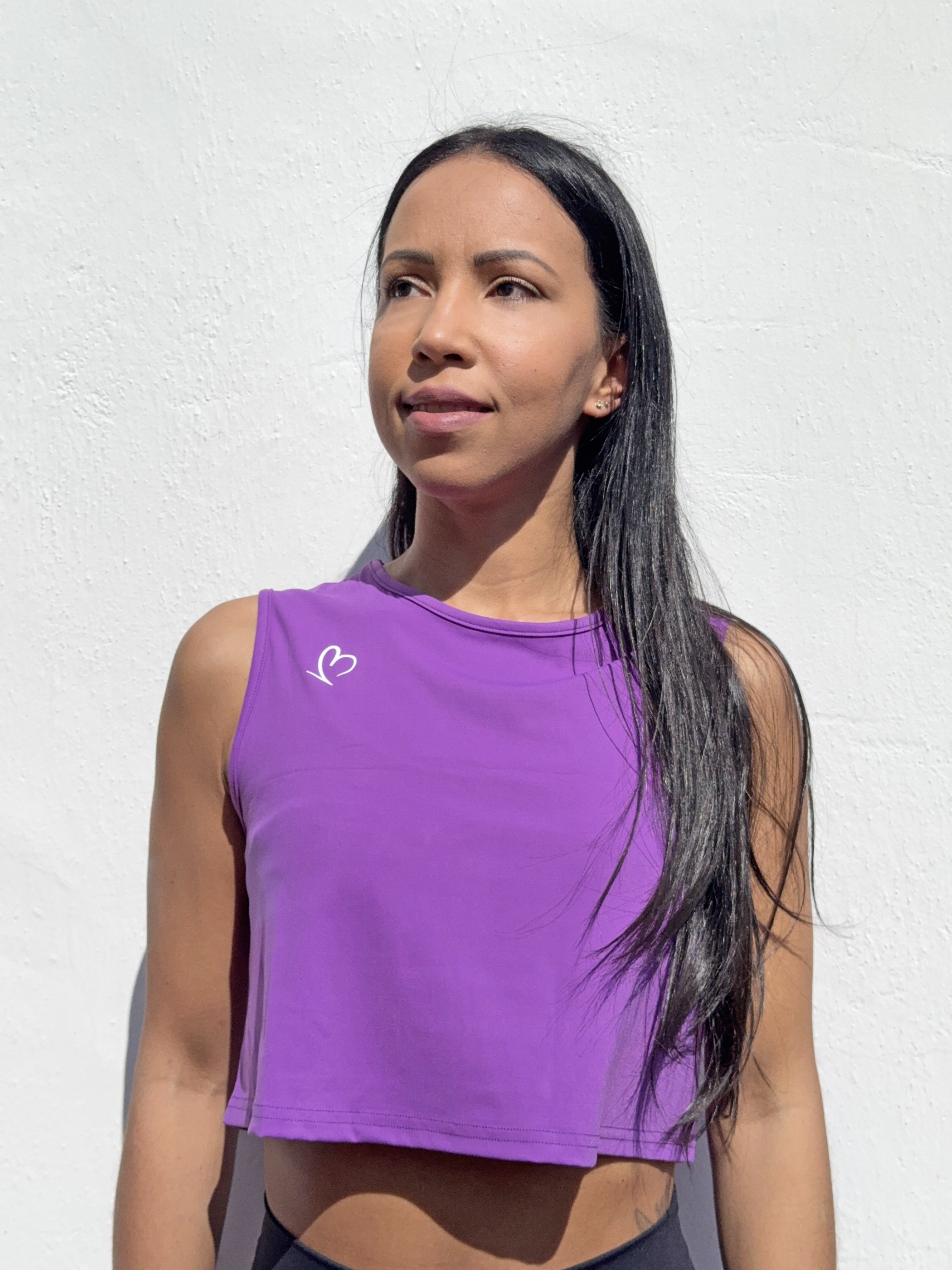 Canottiera crop top