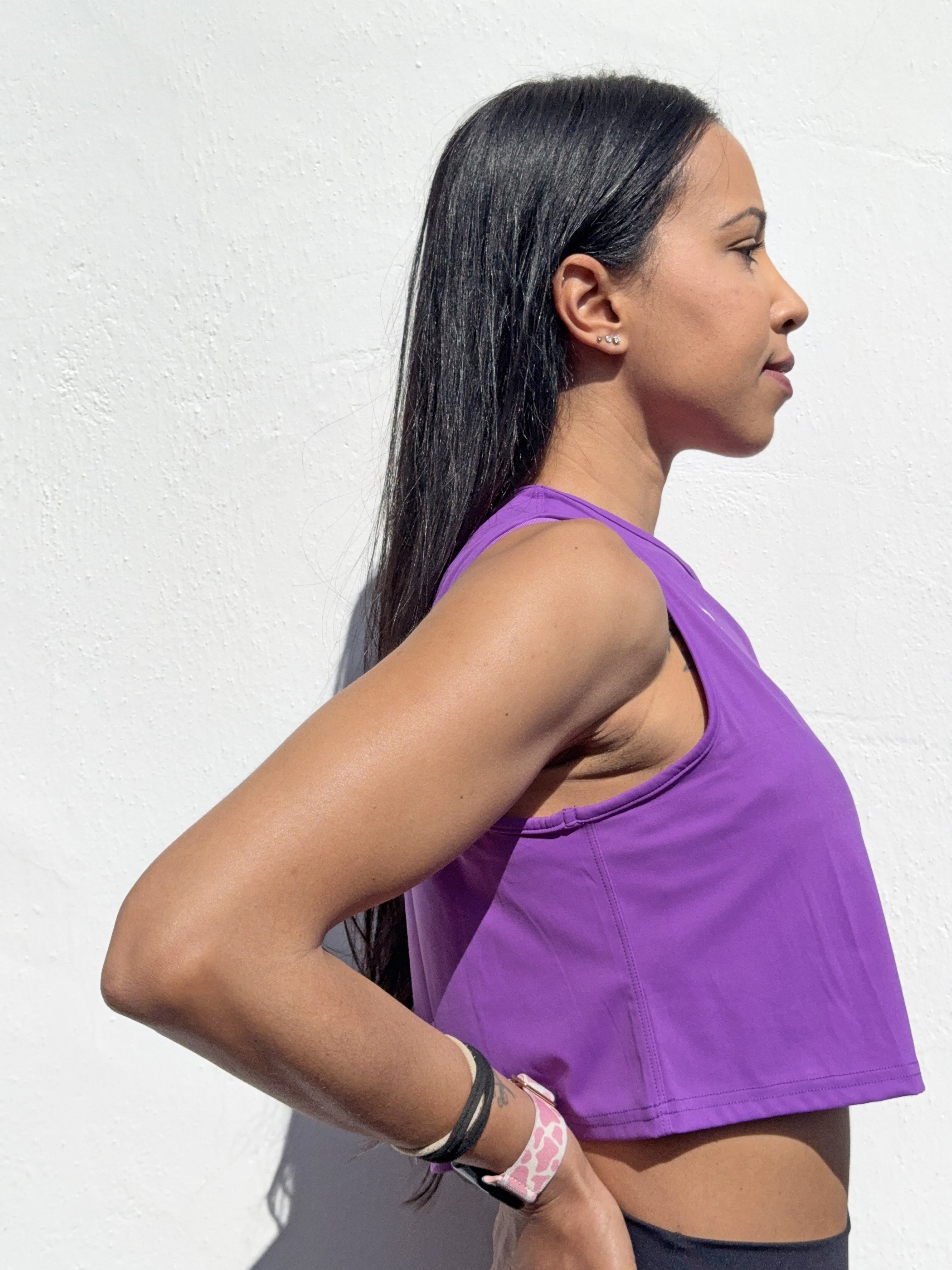 Canottiera crop top