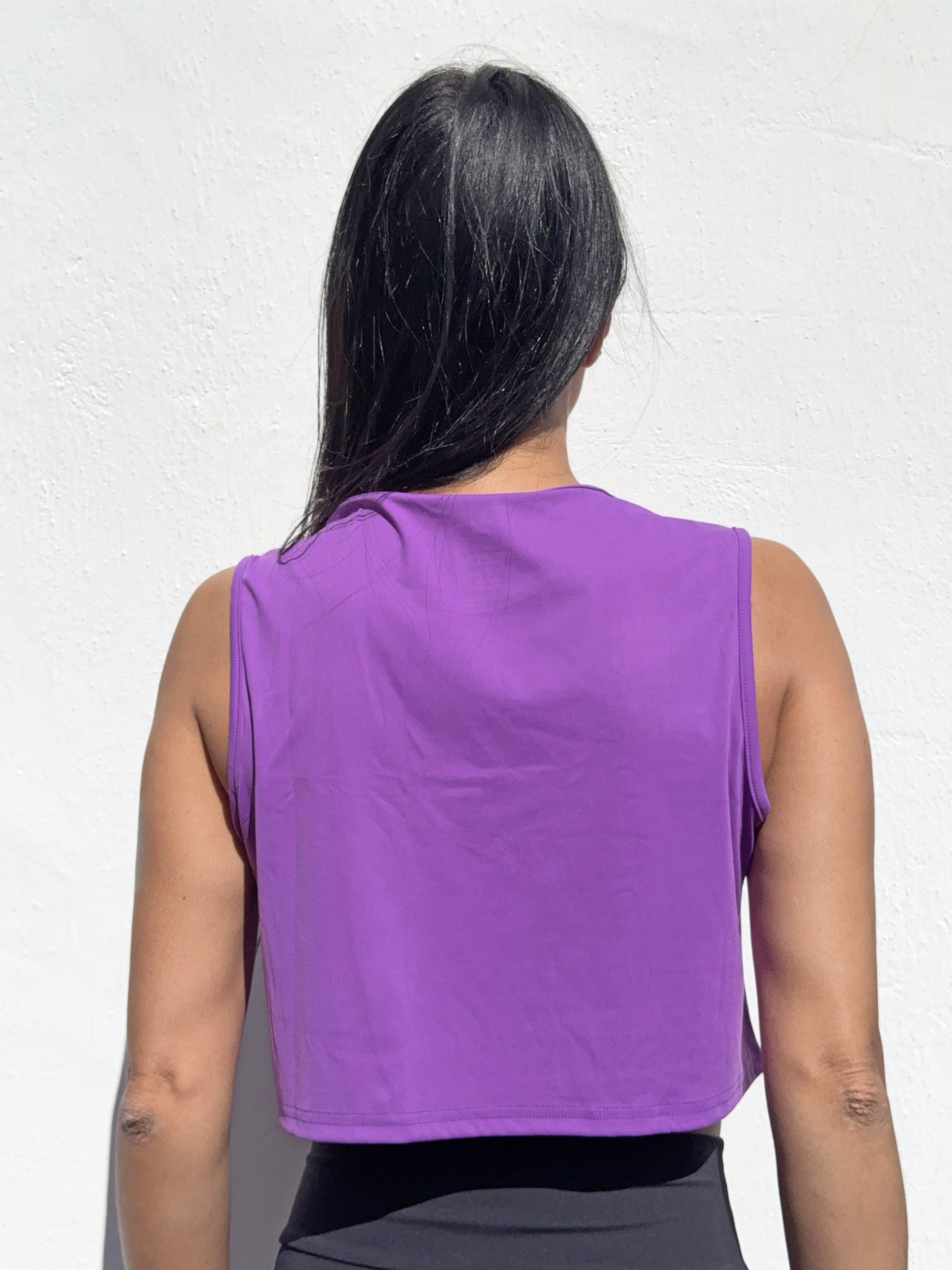 Canottiera crop top