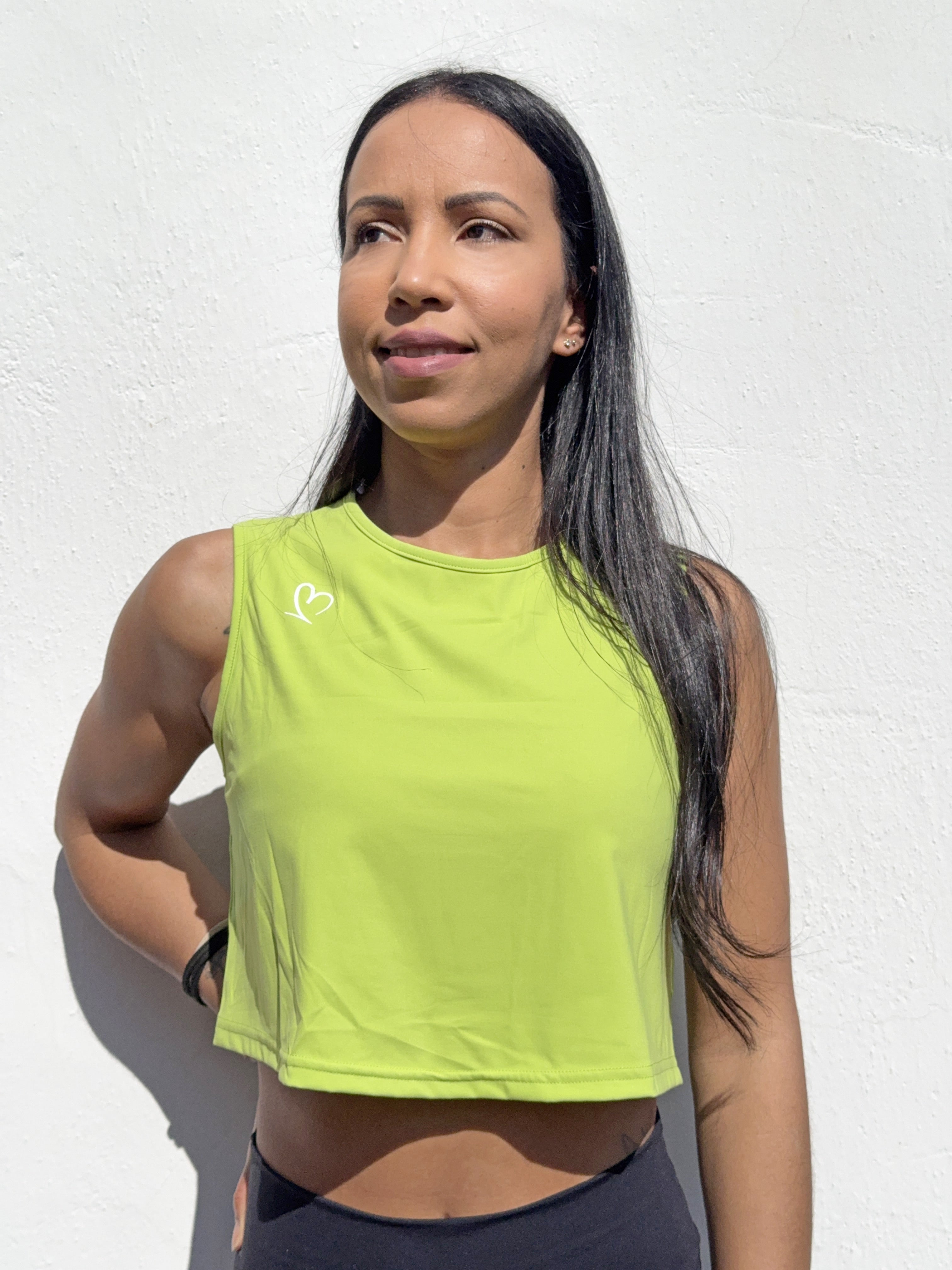 Canottiera crop top