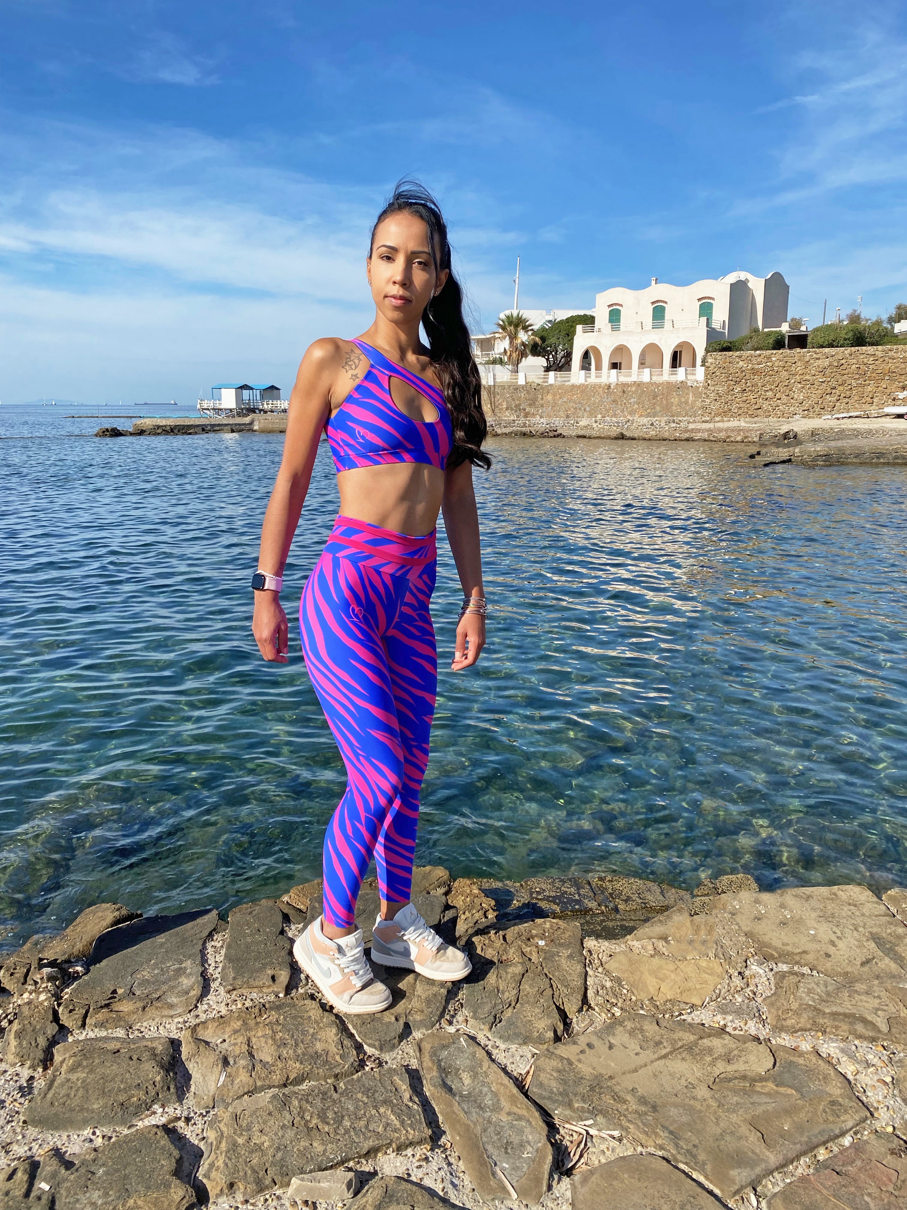 Legging zebra fucsia