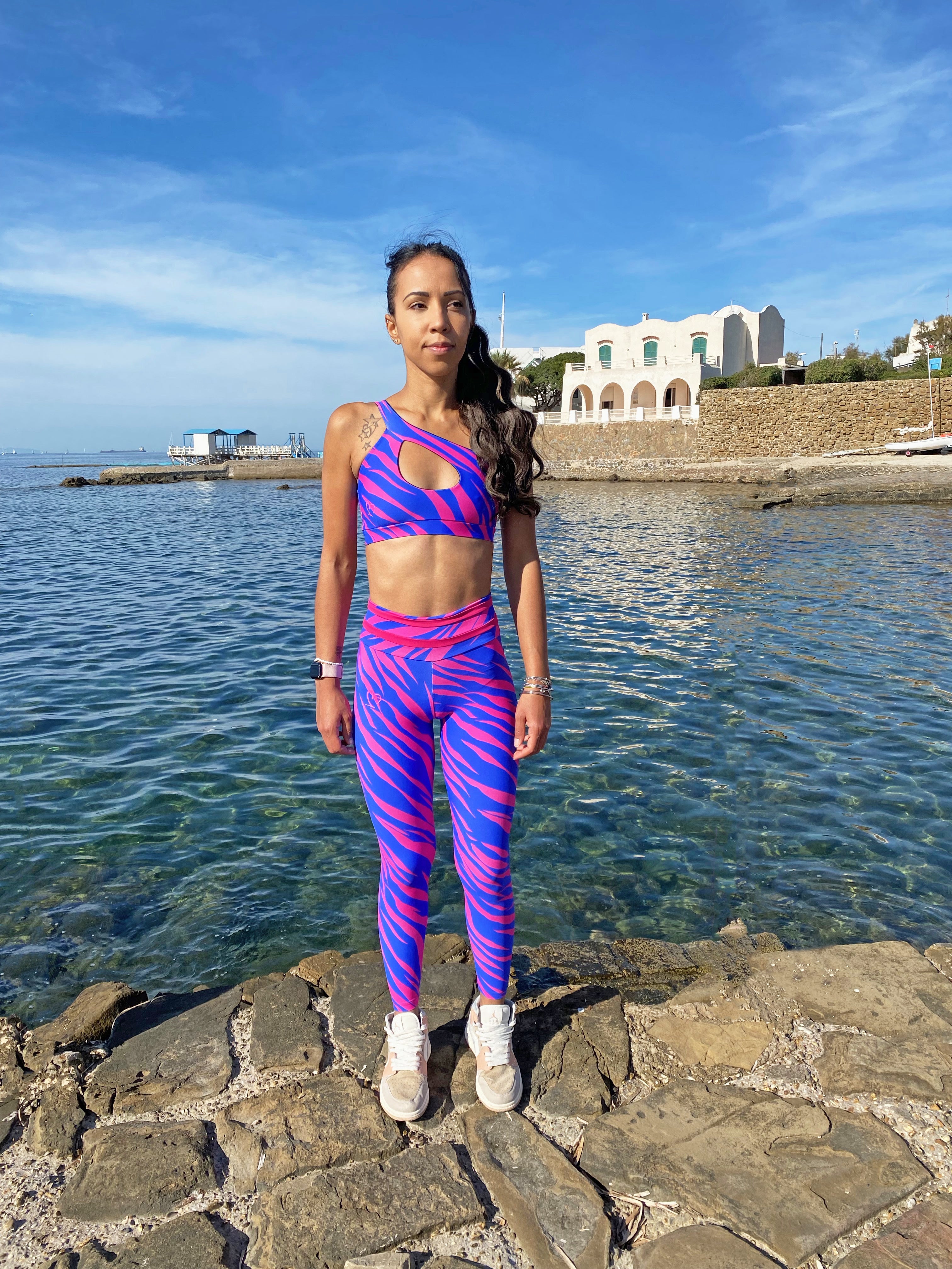 Legging zebra fucsia